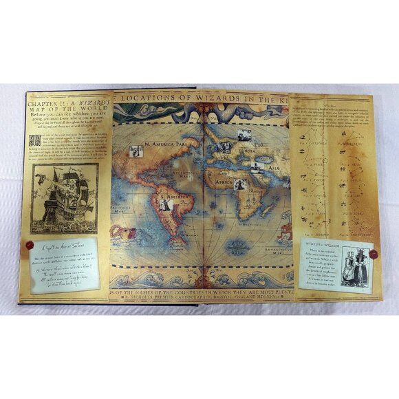 Wizardology Hardcover Book The Book Of The Secrets Of Merlin With Interactive Fe - Picture 4 of 10